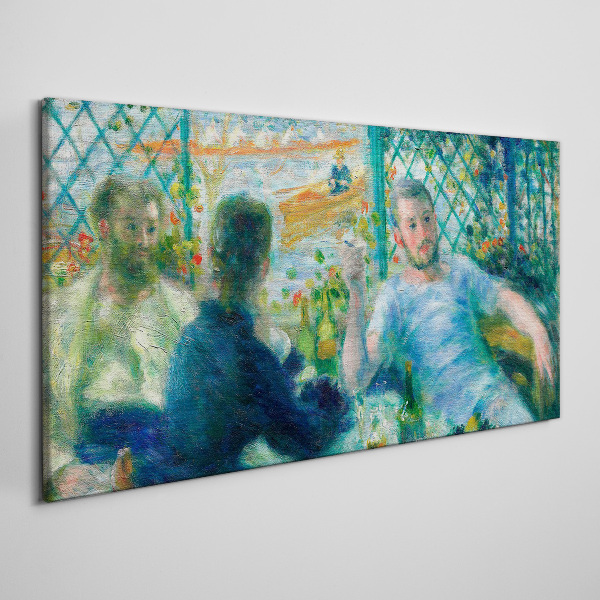Meeting at the window Canvas print