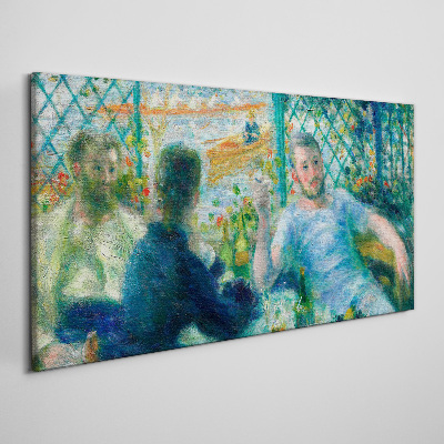 Meeting at the window Canvas print