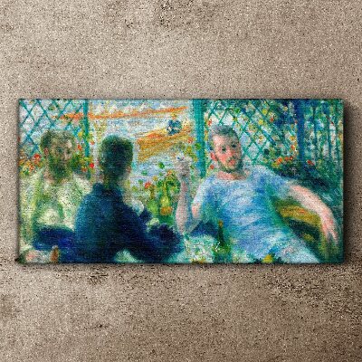 Meeting at the window Canvas print