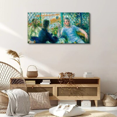 Meeting at the window Canvas print