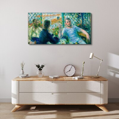 Meeting at the window Canvas print