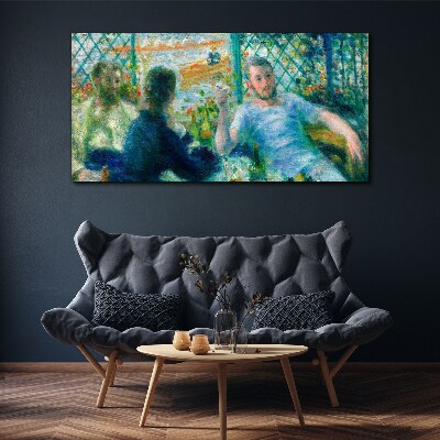 Meeting at the window Canvas print