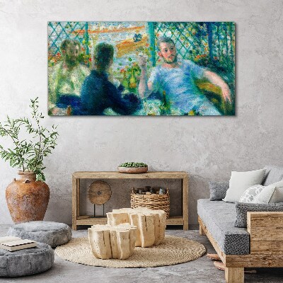 Meeting at the window Canvas print