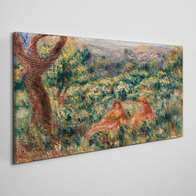 Summer Afternoon in the Garden Canvas print