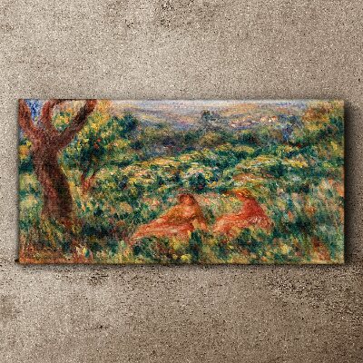 Summer Afternoon in the Garden Canvas print