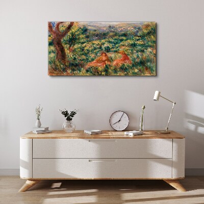 Summer Afternoon in the Garden Canvas print