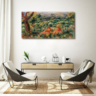 Summer Afternoon in the Garden Canvas print