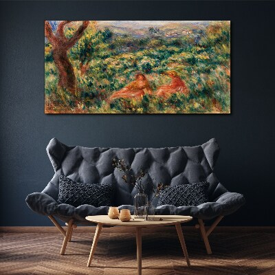 Summer Afternoon in the Garden Canvas print