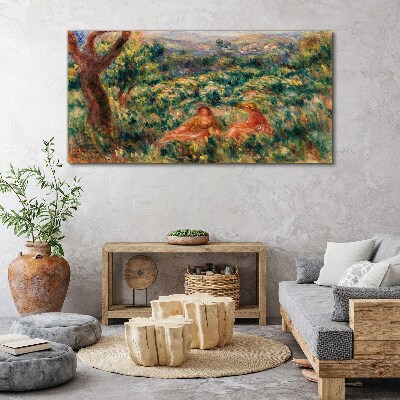Summer Afternoon in the Garden Canvas print
