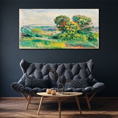 Abstract forest landscape Canvas print