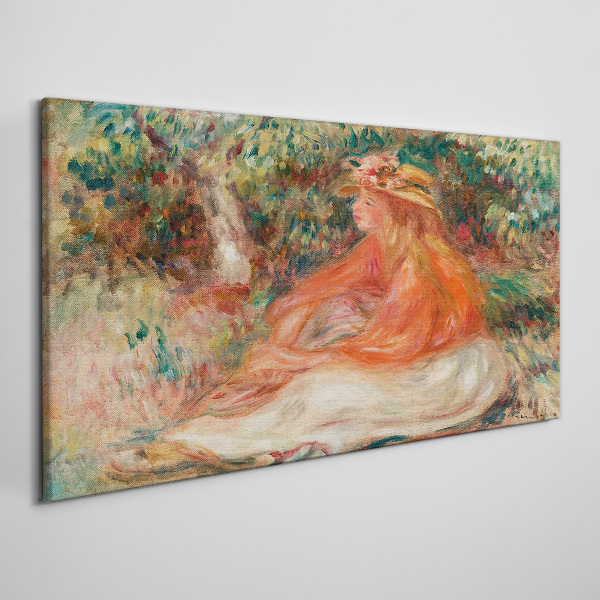 Soaking in the summer sun Canvas print