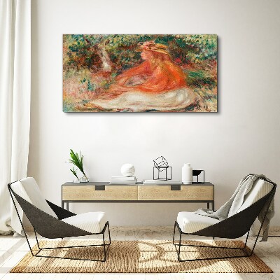 Soaking in the summer sun Canvas print