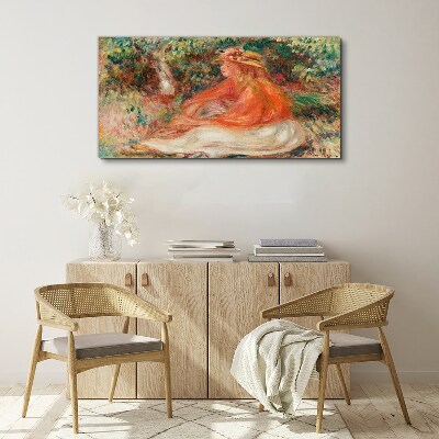 Soaking in the summer sun Canvas print