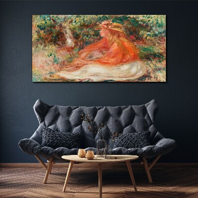Soaking in the summer sun Canvas print