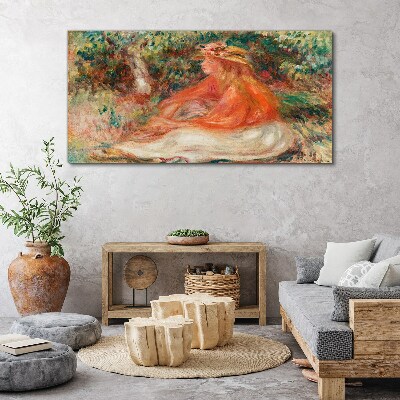 Soaking in the summer sun Canvas print