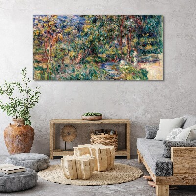 Abstract forest Canvas print