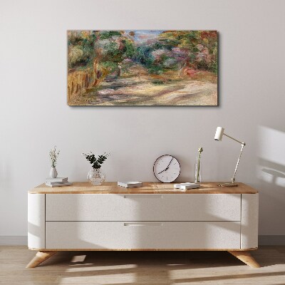 Landscape in pastel shades Canvas print