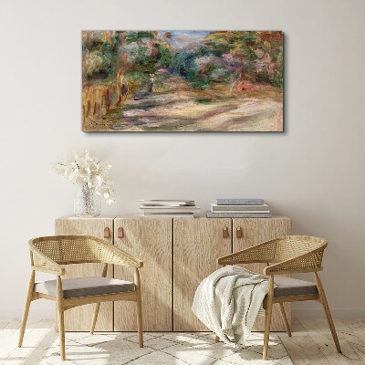 Landscape in pastel shades Canvas print