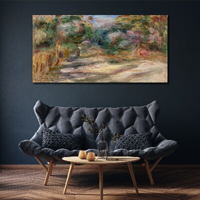 Landscape in pastel shades Canvas print