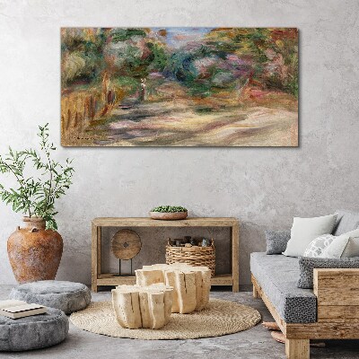 Landscape in pastel shades Canvas print