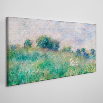 Meadow in the sun Canvas print