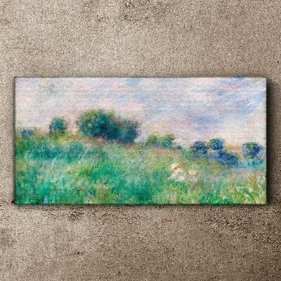 Meadow in the sun Canvas print