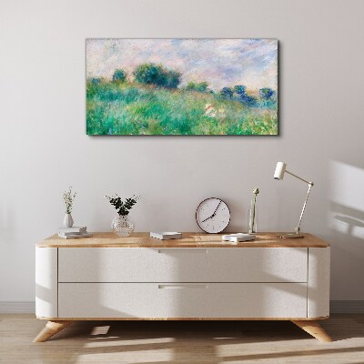 Meadow in the sun Canvas print