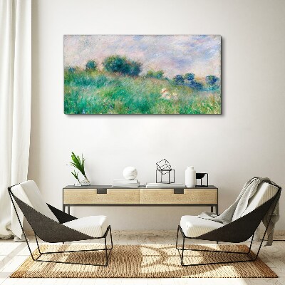 Meadow in the sun Canvas print