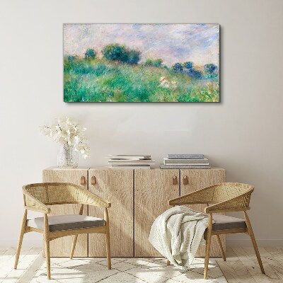 Meadow in the sun Canvas print
