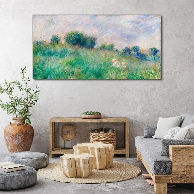 Meadow in the sun Canvas print