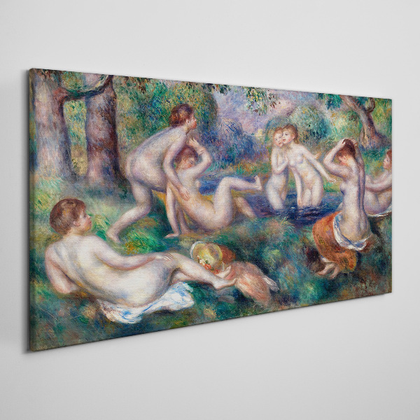 Women river forest Canvas print