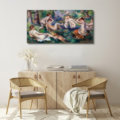 Fun in the garden Canvas print
