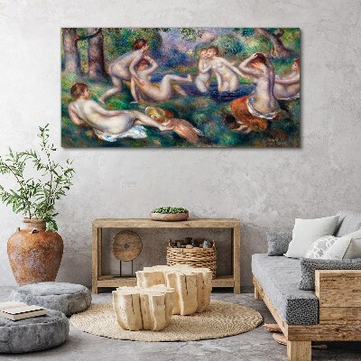 Fun in the garden Canvas print
