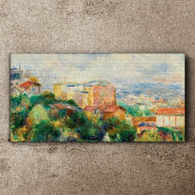 The view from montmartre Canvas print