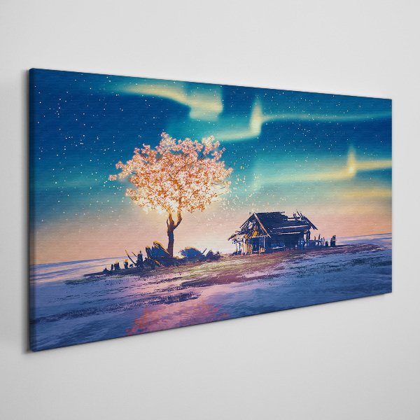 A magical evening under the stars Canvas print