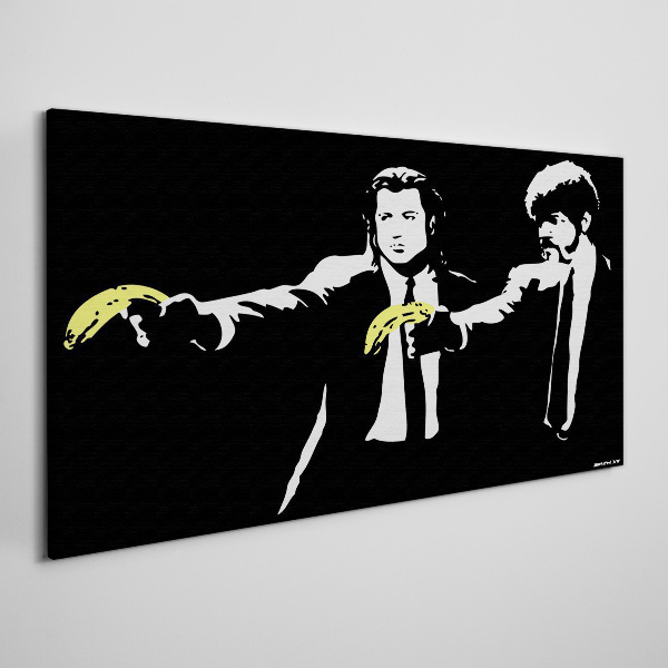 Pop art bananas Canvas print