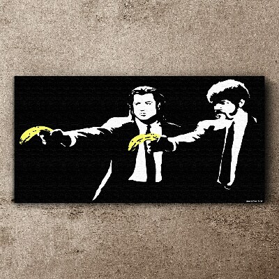 Pop art bananas Canvas print