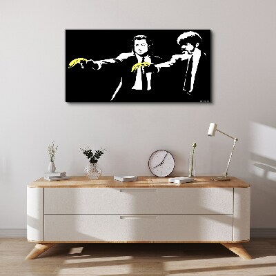 Pop art bananas Canvas print