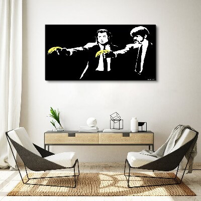Pop art bananas Canvas print