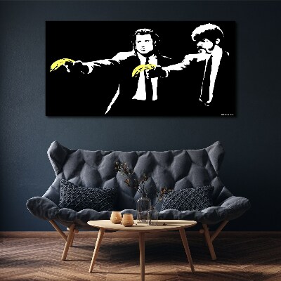 Pop art bananas Canvas print