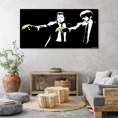 Pop art bananas Canvas print