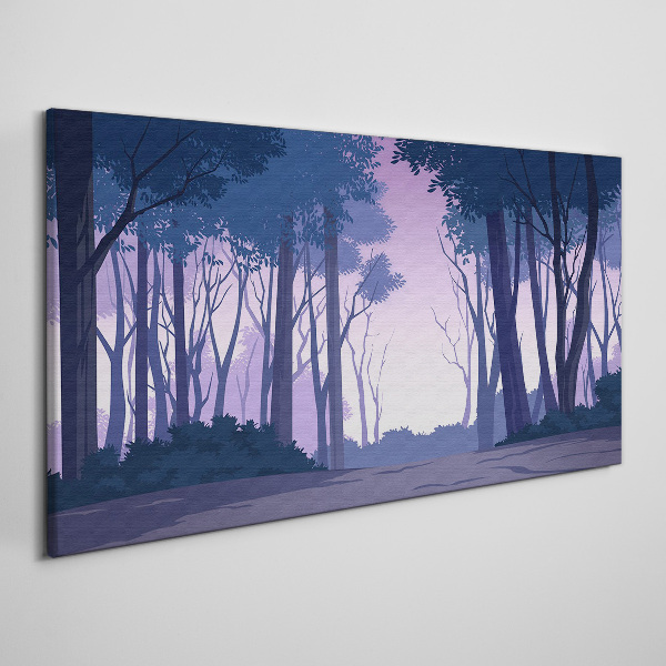 Enchanted Forest at Dusk Canvas print