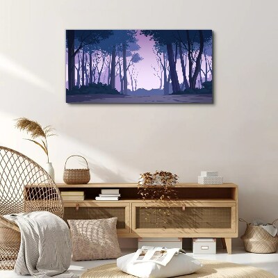 Enchanted Forest at Dusk Canvas print