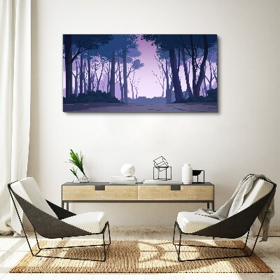 Enchanted Forest at Dusk Canvas print