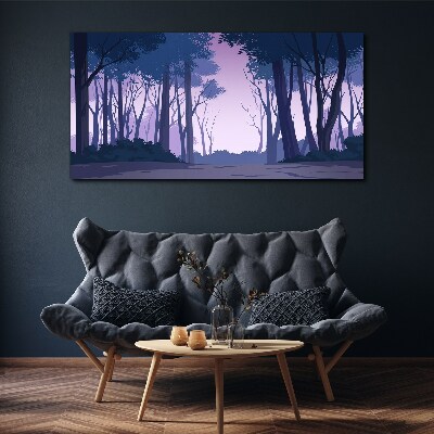 Enchanted Forest at Dusk Canvas print