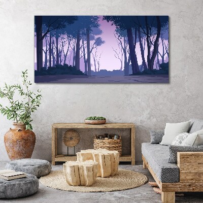 Enchanted Forest at Dusk Canvas print
