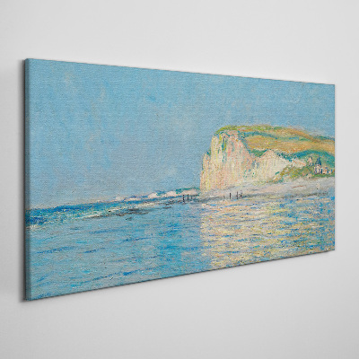The outflow in pourville monet Canvas print