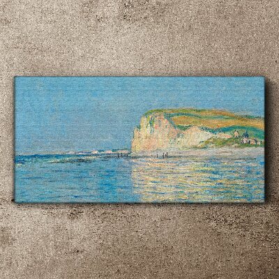 Seaside cliffs in daylight Canvas print