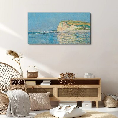 Seaside cliffs in daylight Canvas print