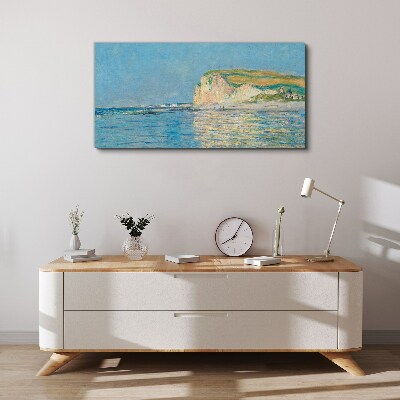 Seaside cliffs in daylight Canvas print